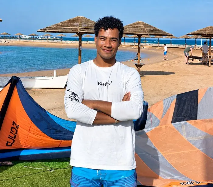Tarek (Tom), operations and customer relations manager at Kite Fly School
